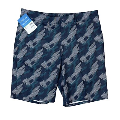 Haggar Active Series Geometric Pattern Golf Shorts Men's Size 36, 38