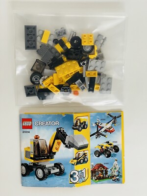 LEGO 31014 Creator 3 in 1 POWER DIGGER Complete W/instructions