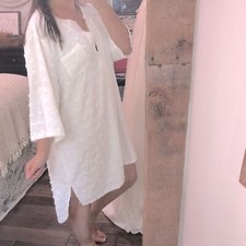 Ekouaer white dress Swiss dot size XXlarge