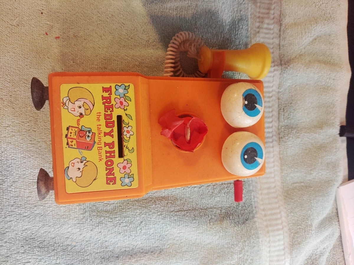 ＴＯＭＹ Mr.telephone bank Freddy Phone TOMY 1973 With Box Vintage | eBay
