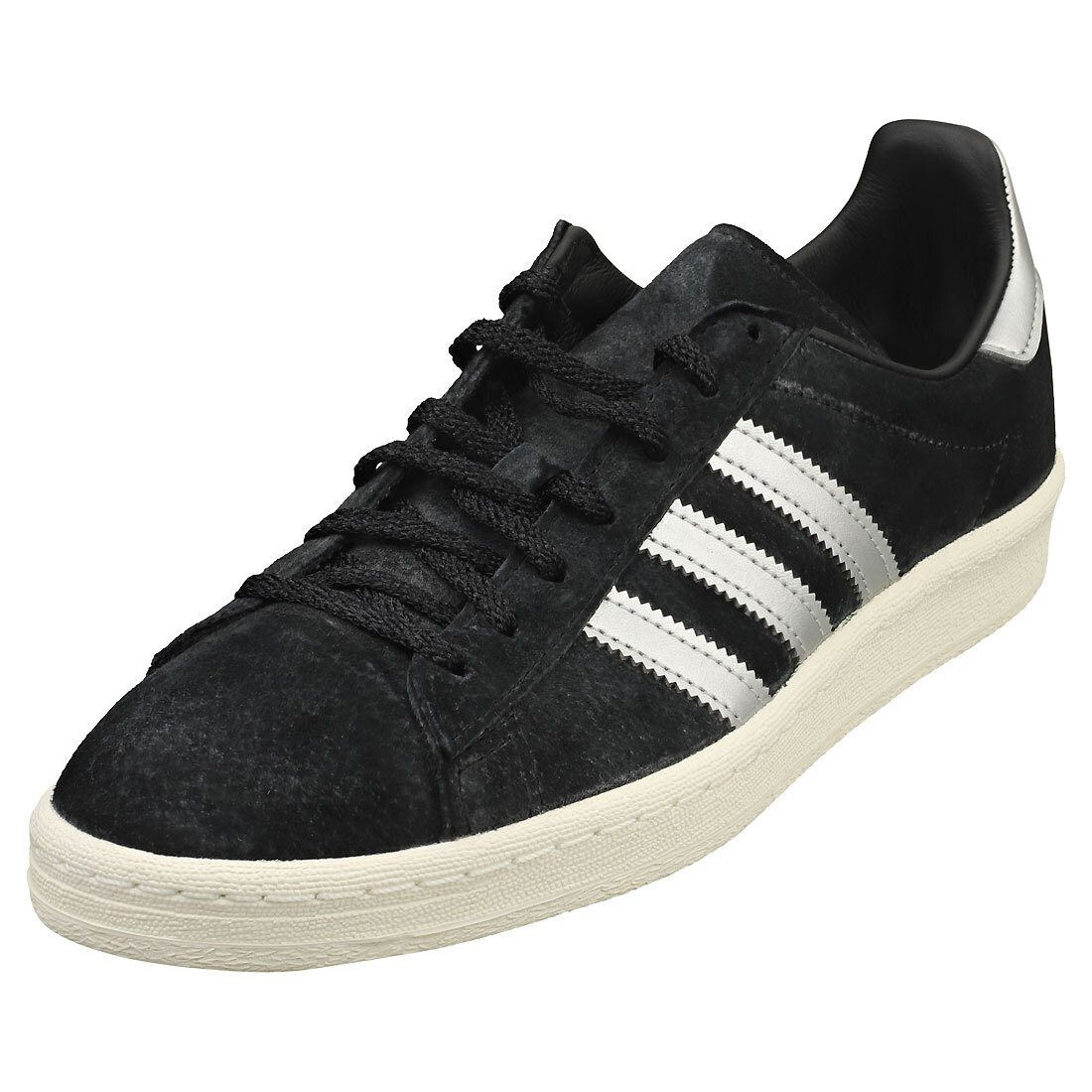 adidas Campus 80s Mens Casual Trainers in Black White | eBay