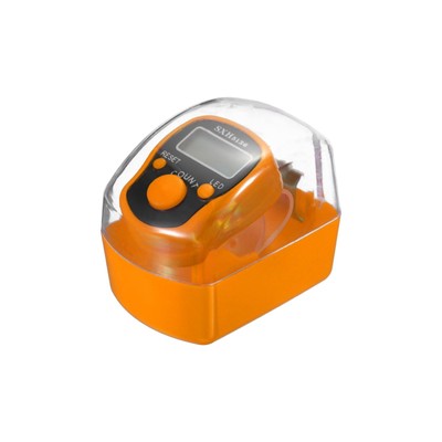 Finger Count Counter 0-99999 5 Digital LED Display, Orange