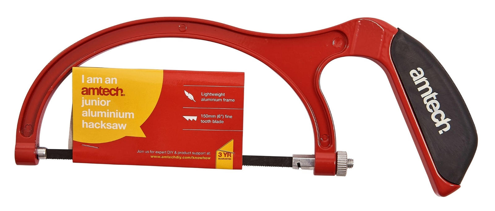Junior Hack Saw 6 Inch Heavy Duty Aluminium Frame Soft Grip Handle 