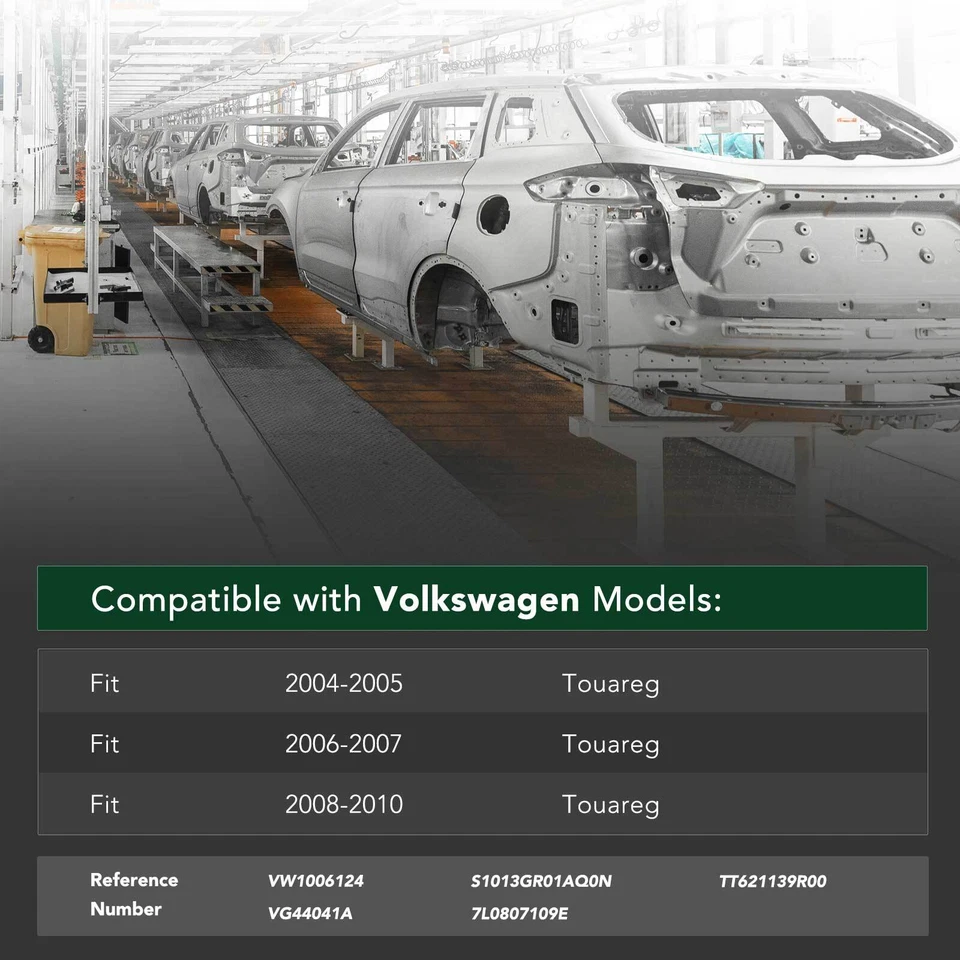 Усилитель бампера для Volkswagen Touareg 2004-2010 стальной спортивный универсальный передний - Изображение 2 из 4