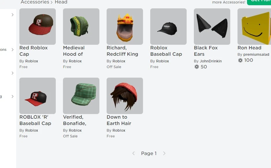 Down to Earth Hair - Roblox