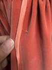 VTG 1950’s Emma Domb Velvet Party Dress Bows Ruching Coral — photo 10