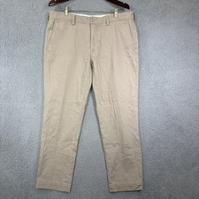 Polo Ralph Lauren Mens Beige Stretch Slim Fit Chino Pants Khaki 36x30 Cotton