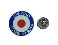 THE WHO @ WEMBLEY 2016 UK CONCERT TOUR PIN BADGE