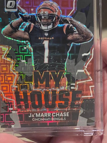2022 Donruss Optic JA'MARR CHASE My House #MH-13 Black  Pandora /25 Prizm OROY🔥