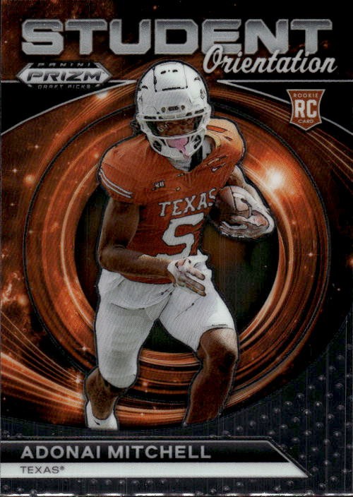 Adonai Mitchell Panini Prizm Draft Picks Student Orientation #SOAMI Base