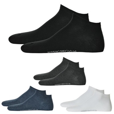 Hudson 2 Paar Herren Sneaker Socken - Only 2Pack, Füssling, Invisible, Einfarbig