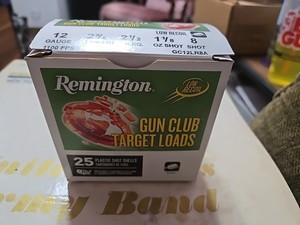 Remington Gun Club Target Loads 12ga 2 3/4" 8 Shot Empty Ammo Box