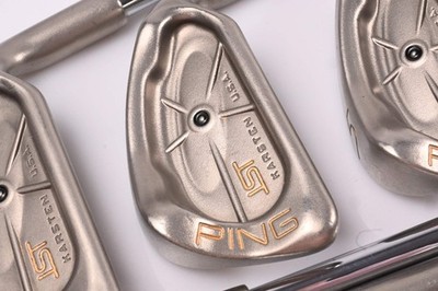 Ping ISI Nickel Eisen / 3-PW+SW+LW / Black Dot / Stiff Flex Dynamic Gold S300