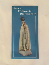 Recen El Rosario Diariamente - Marian Press , Como se Recita ..pamplet VERY GOOD