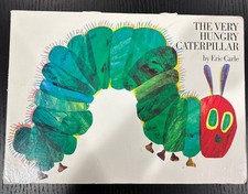 The Very Hungry Caterpillar-Eric Carle-First/1st Giant Board Book Edition -RARE 
