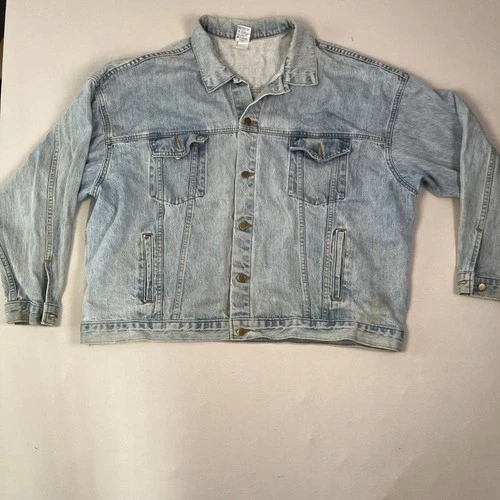 Vintage International Brotherhood Of Teamsters Denim Jacket 3-XL USA Made image 15
