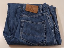Calvin Klein Woman Jean Size 9 Blue 5 Pocket 90s Vintage