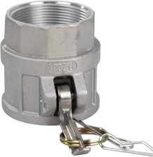 2 Pack 2" Aluminum Camlock Fitting Type D Female Coupler x Female NPT Cam Lock