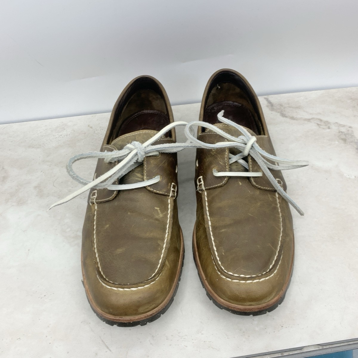 Cole Haan Shoes Men Size‎ 12 Loafers Boat Sneakers Brown Leather 2 Eye Lace 71ZqSpONBeL._AC_SR1840_1472.  main image 2