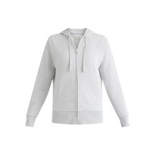 Time and Tru Women's Zip Front Fleece Hoodie Jacket Heather Gray Many sizes NEW