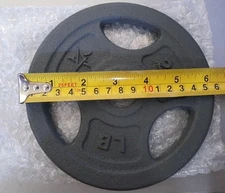 Yes4All 2.5lb Weight Plate 1-1/8" Hole Black SET of 4