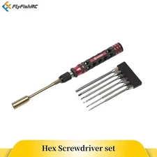 FlyFish RC 7-In-1 FPV Hex Screwdriver Kit Hex Screwdrivers for RC Car Boat FPV