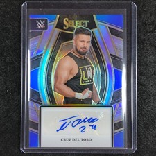 2024 Select WWE CRUZ DEL TORO Signatures Selections Auto Refractor #CDT