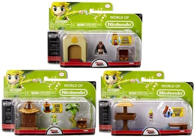Buy World of Nintendo ZELDA WINDWAKER MICRO LAND 1-3 PLAYSETS