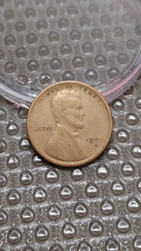1909 S Lincoln Wheat Cent Penny VF Details Scratch Cleaned                  D126