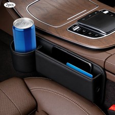 2 Pcs Car Seat Gap Filler Multifunctional Organizer With Phone Cup Holder