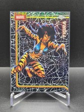 2026 Topps Chrome Marvel Comics #179 Tigra Spider-Web Refractor /399
