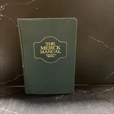 the merck manual of diagnosis and therapy book, by Robert Berkow, M.D., 1977 Ha