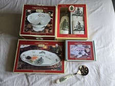 Spode Christmas 5 Piece Set, Brand New In Box