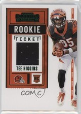 2020 Panini Contenders Rookie Ticket Swatches Variation Tee Higgins 1bg9