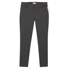 Michael Kors Ponte Pant Basics Womens 14 Derby Gray Pockets NWT $89.50