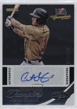 2013 Panini USA Baseball Champions 31/299 Austin Cousino #5 Auto t4k