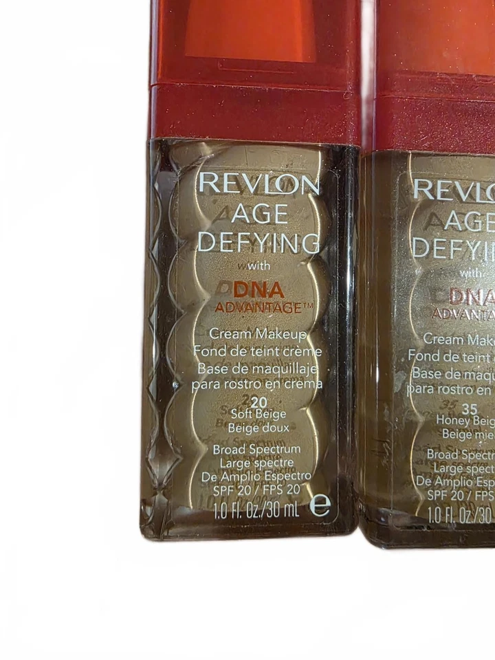 Revlon Age Defying DNA Advantage Cream Makeup Foundation Soft & Honey Beige - Image 2 of 4