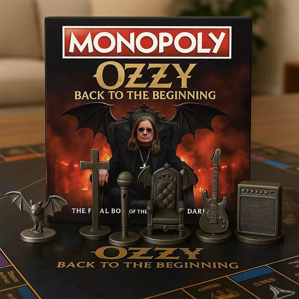 Monopoly OZZY Back To The Beginning Edition Board Game Party Card Games - Image 2 of 4