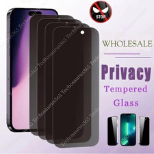 Anti-Spy Privacy Glass Screen Protector Lot For iPhone 13 14 15 16 17 Pro Max XR