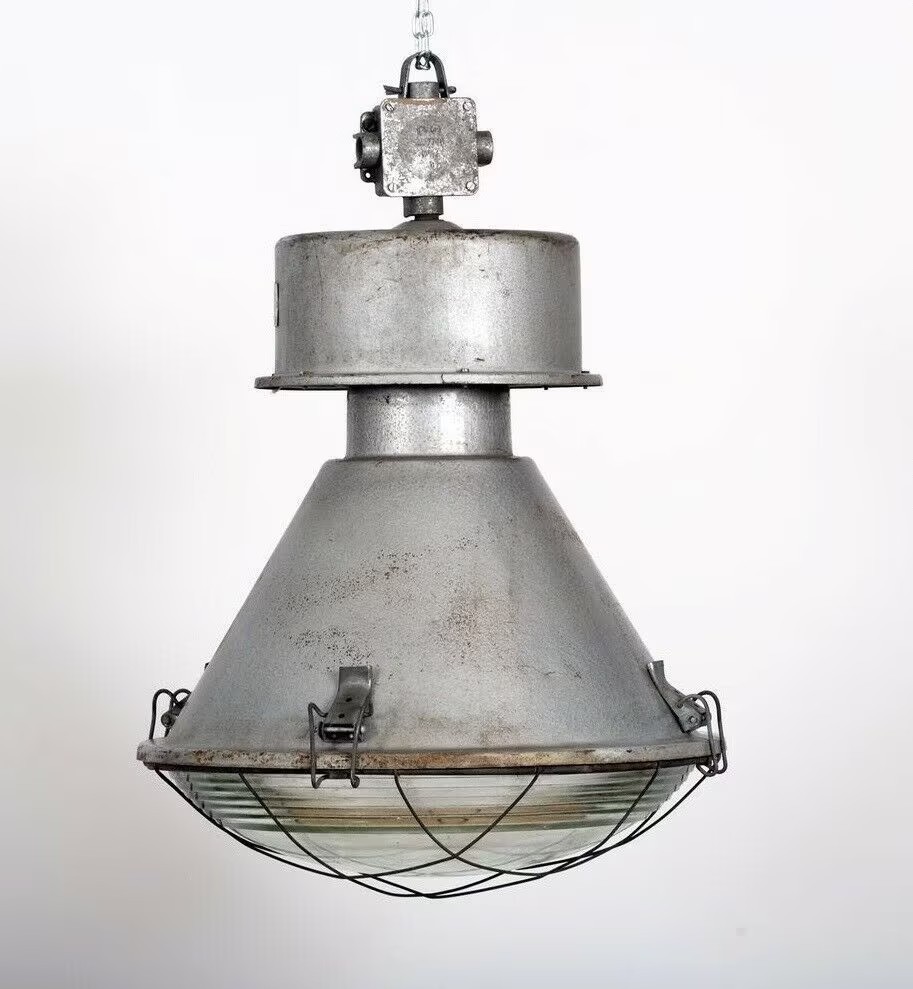 BELL Industrial Lamp LOFT LAMP Industrial Vintage Old Original Factory