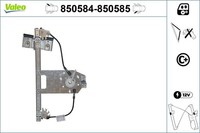 Fensterheber Hinten Rechts Valeo 850585 FÜR Skoda Fenstermechanismus