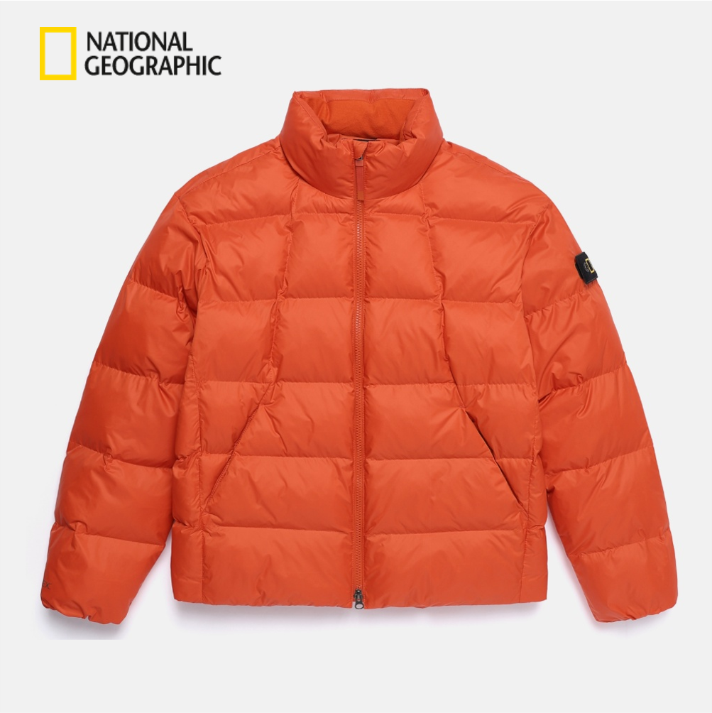 National Geographic Orox Stand-Neck PERTEX L/ORANGE Padded Jacket