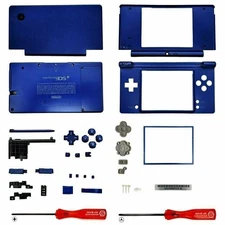 Housing Shell for Nintendo DSi System Lens Shell Tools Screen Replacement Blue