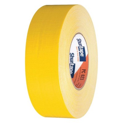 SHURTAPE PC 623 Duct Tape,Yellow,1 7/8inx60 yd,PK24 36NH70