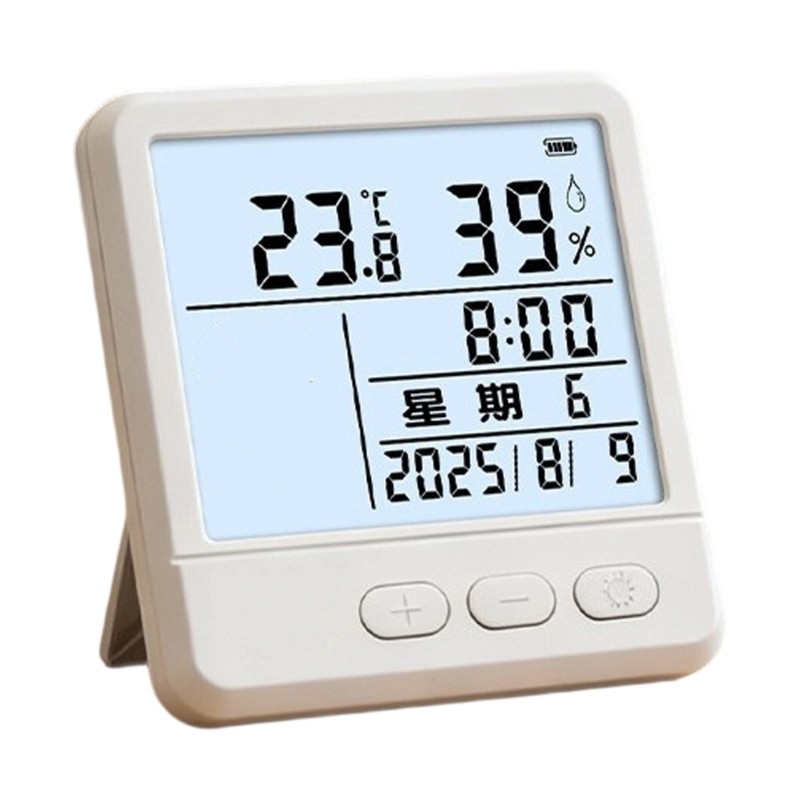 Thermometers Hygrometer Large Display Clock With Celsius Switchable Display