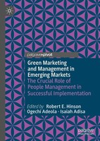 Green Marketing And Management In Emerging Markets Robert E. Hinson