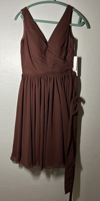 sachin and babi light blue dress Chocolate Brown Bridesmaid Dress Palette for Weddings