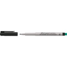 Faber Castell 152699 Medium Non-Permanent "Multimark" Marker - Black black / sil