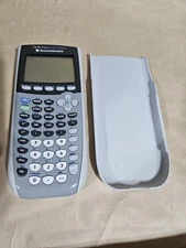 Texas Instruments TI-84 Plus Silver Edition Graphing Calculator Tested w/ Cover.