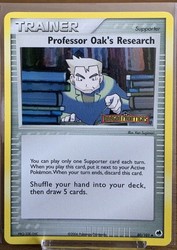 Professor Oak's Research 80/101 EX Dragon Frontiers Reverse Holo
